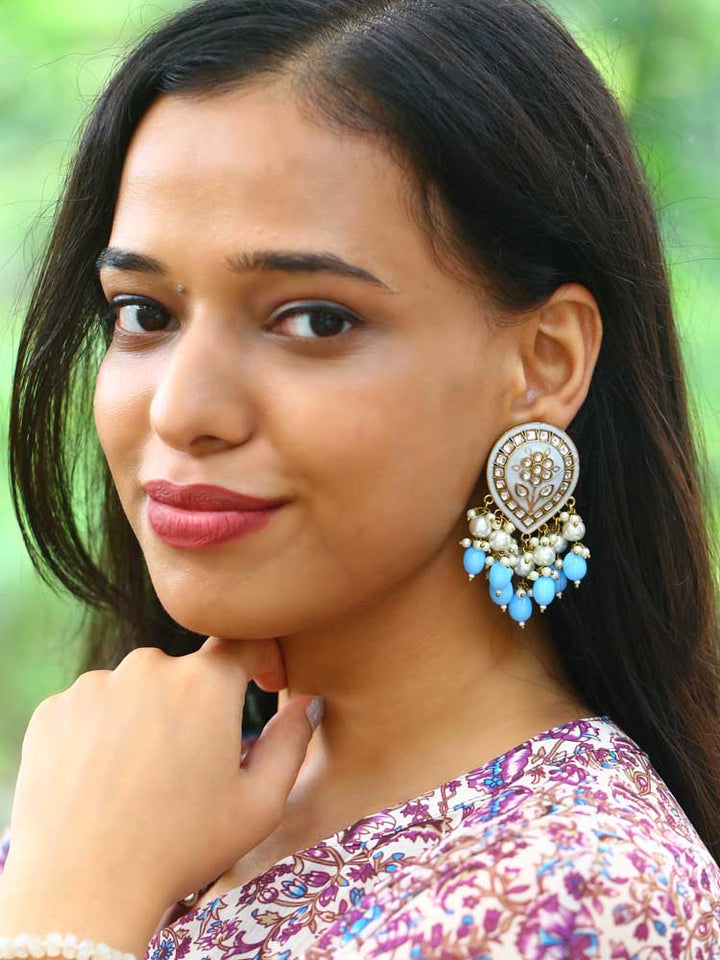 Sky Blue Charmi Dangler Earrings