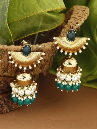 earrings - Bling Bag Rama Kavach Jhumki Earings