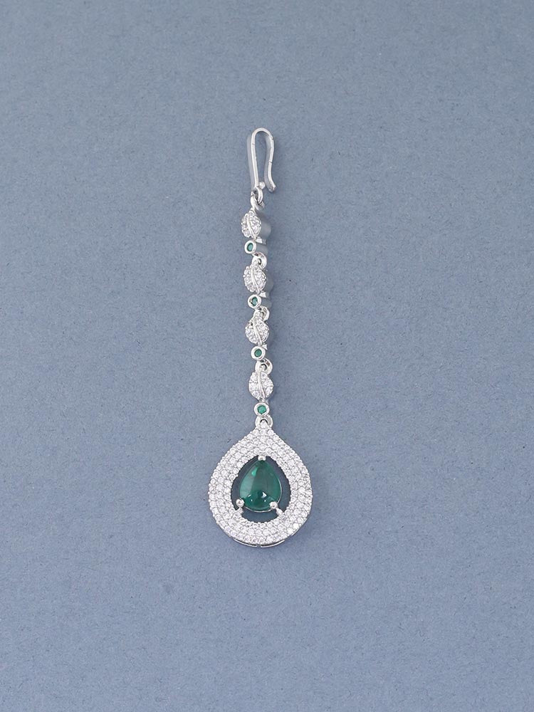 Emerald Isla Maang Tikka