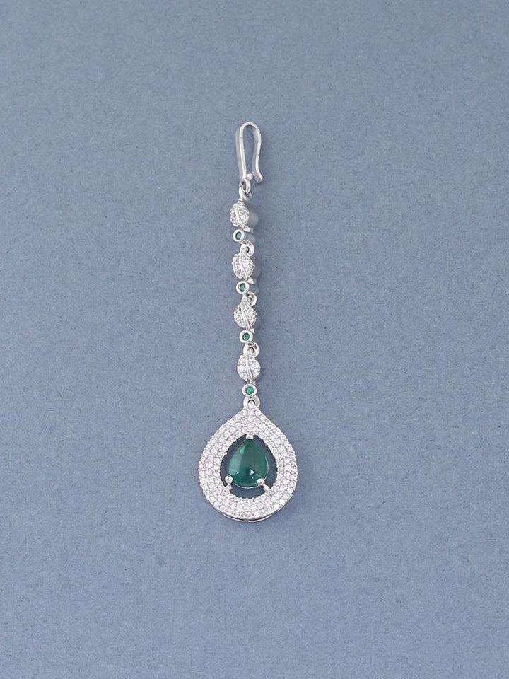 Emerald Isla Maang Tikka