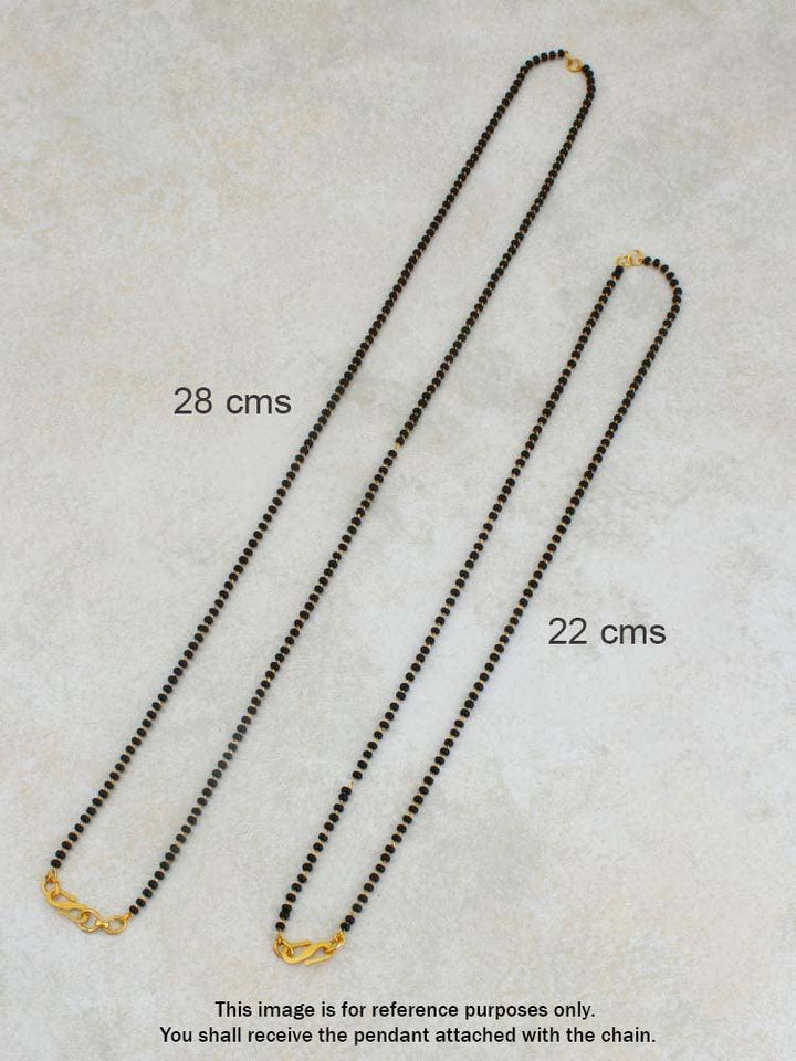 Darshna Pendant Mangalsutra Set - Bling Bag