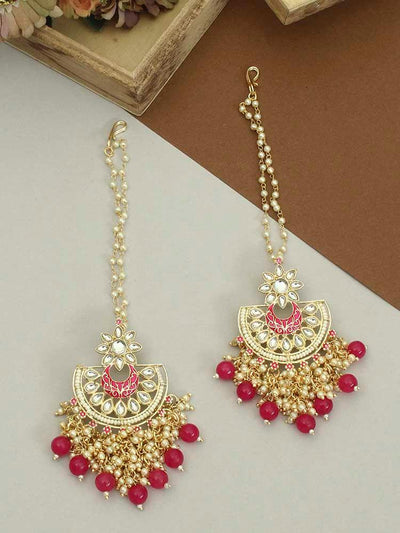 earrings - Bling Bag Ruby Niyati Chaandbali Sahara Earrings