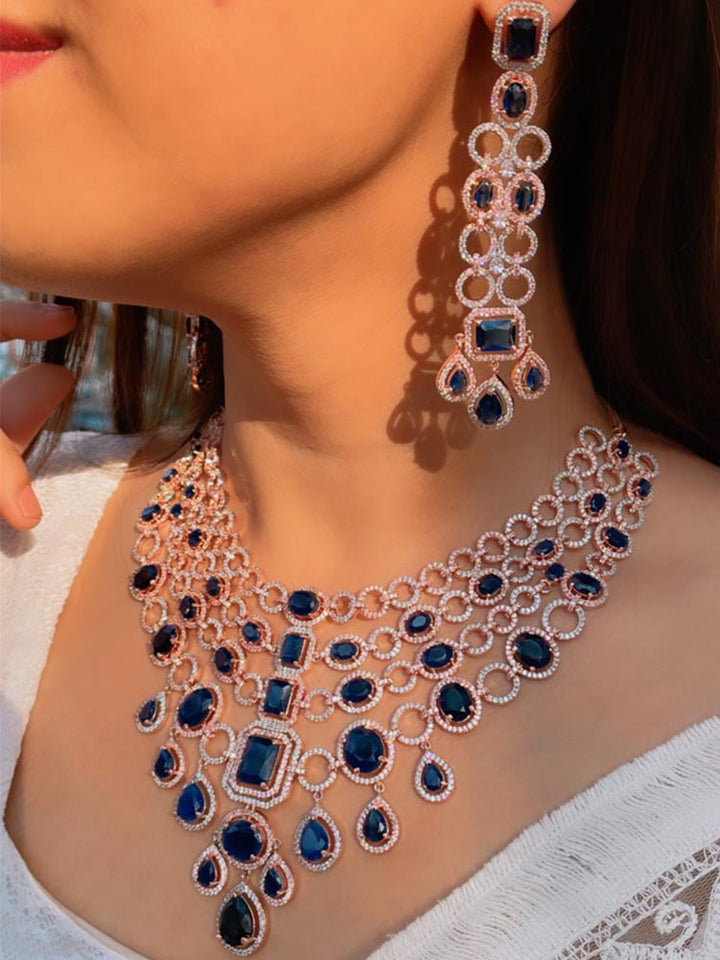 Navy Sonora Jewellery Set