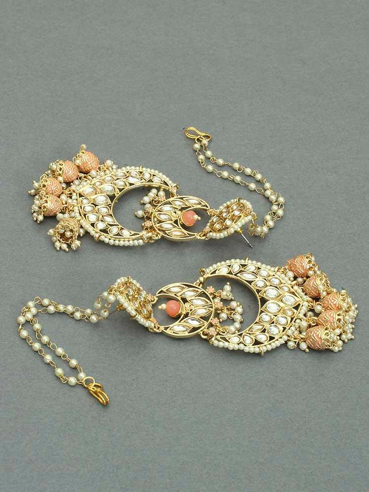 earrings - Bling Bag Neon Pink Hetal Chaandbali Sahara Earrings