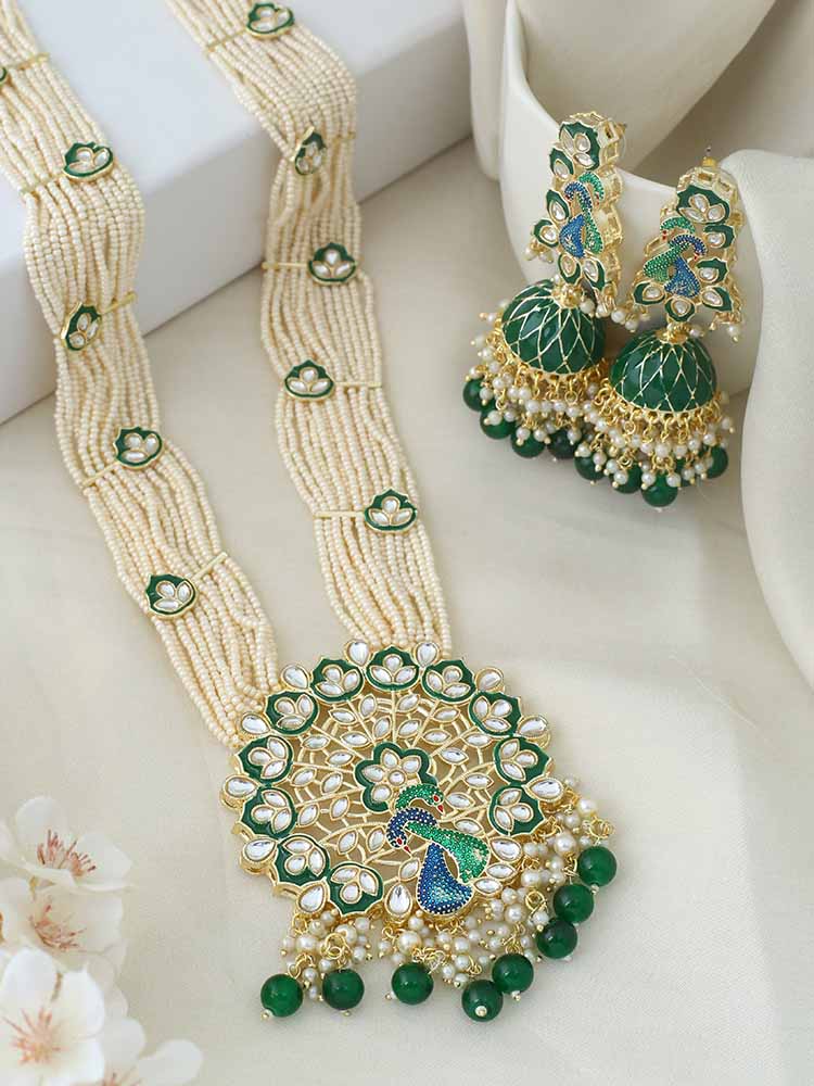 Emerald Morni Jewellery Set