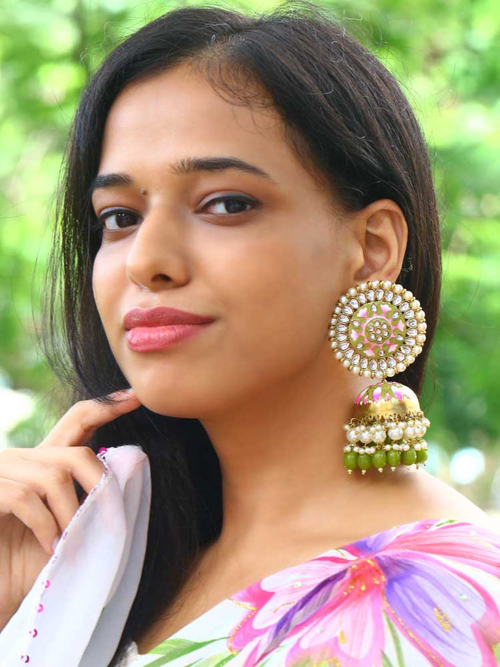 Olive Kritika Jhumkis