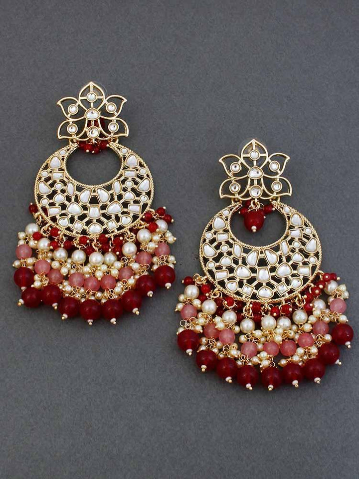 Dark Pink Pihu Chandbalis - Bling Bag