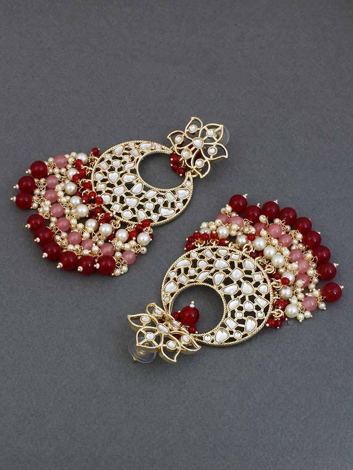 Dark Pink Pihu Chandbalis - Bling Bag