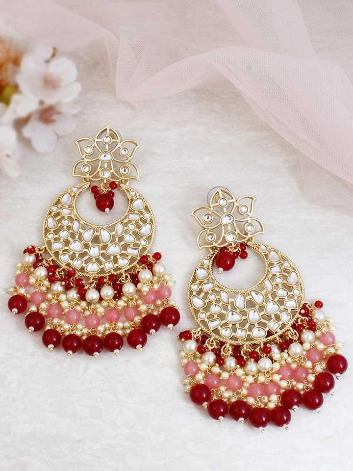 Dark Pink Pihu Chandbalis - Bling Bag