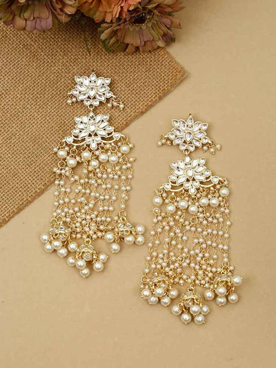 earrings - Bling Bag Golden Arpita Dangler Earrings