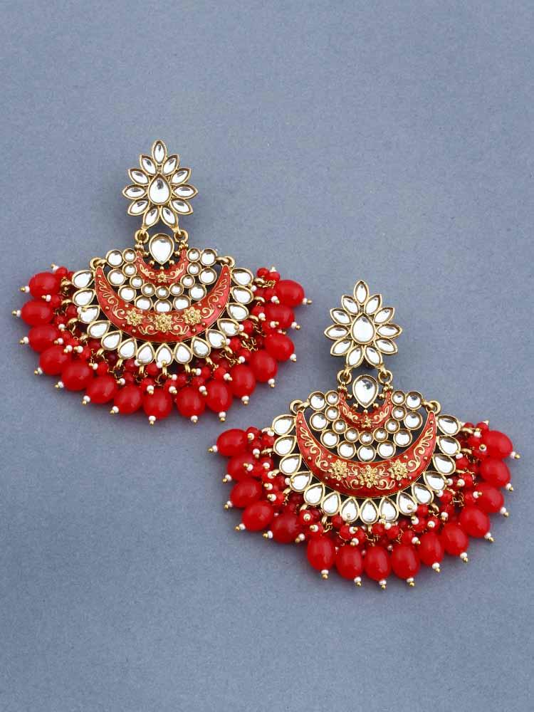 Red Ajaya Chandbalis - Bling Bag