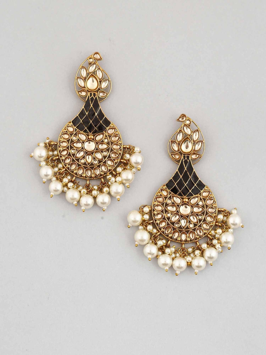 earrings - Bling Bag Jet Boond Designer Earrings