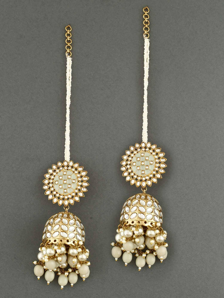 earrings - Bling Bag Smoke Maharani Sahara Jhumkis