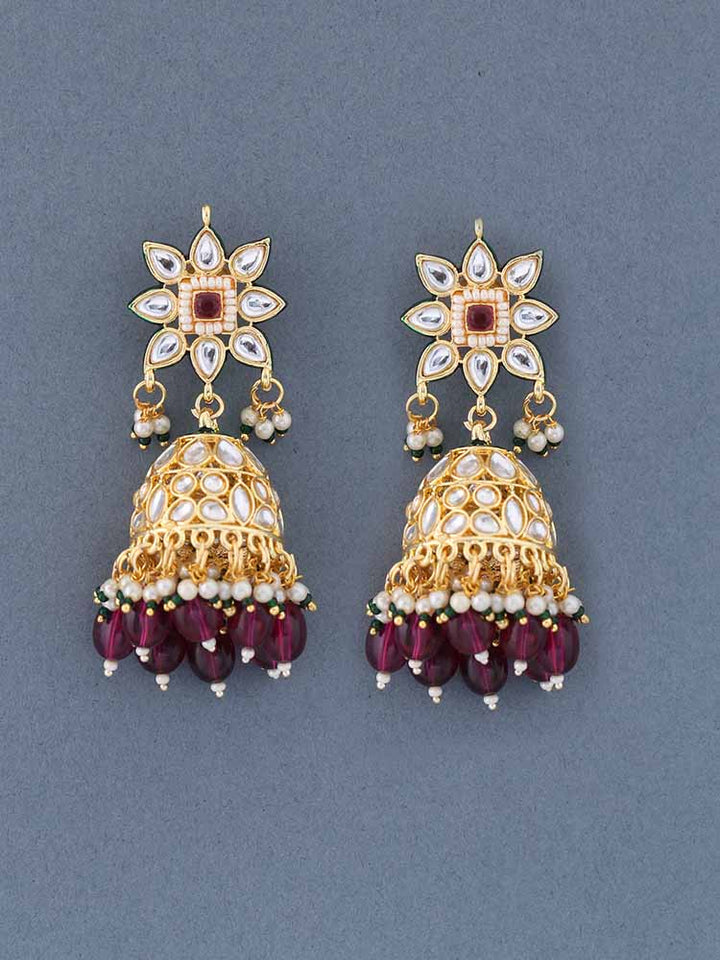 Wine Thanvika Jhumkis