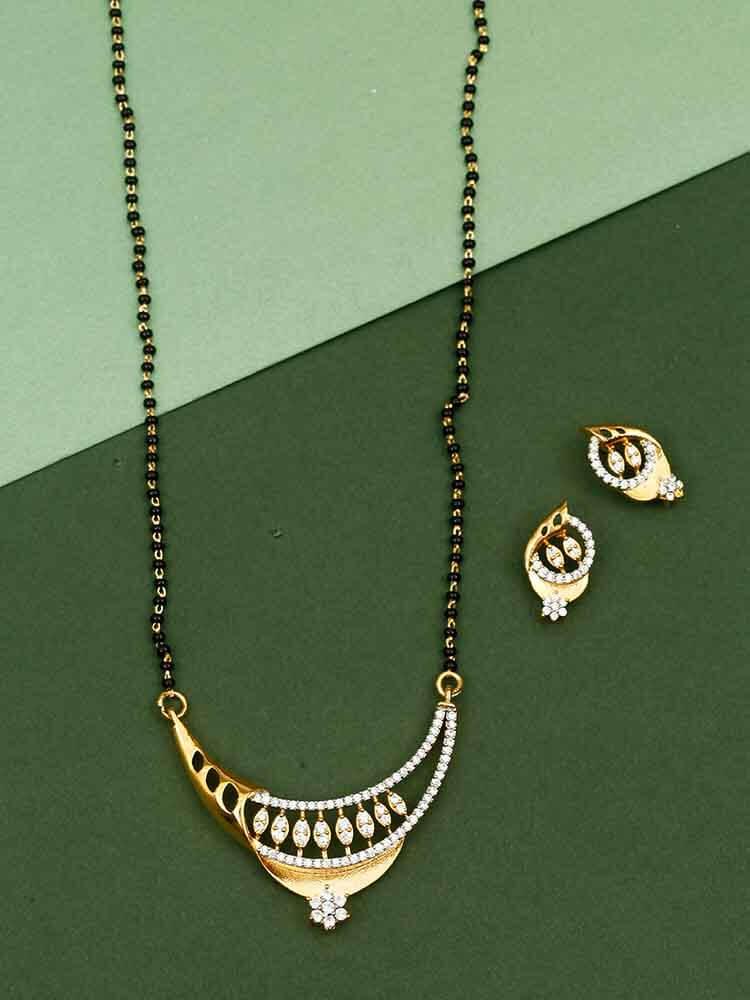 mangalsutras - Bling Bag Vibha Pendant Managlsutra Set