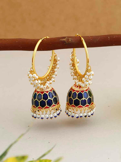 earrings - Bling Bag Royal Aatmika Jhumki Earrings