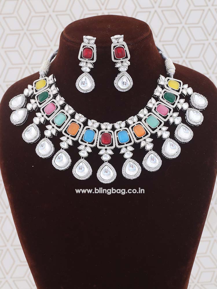 Prismatic Samrina Jewellery Set