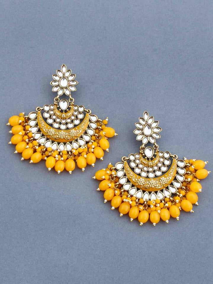 Mustard Ajaya Chandbalis - Bling Bag