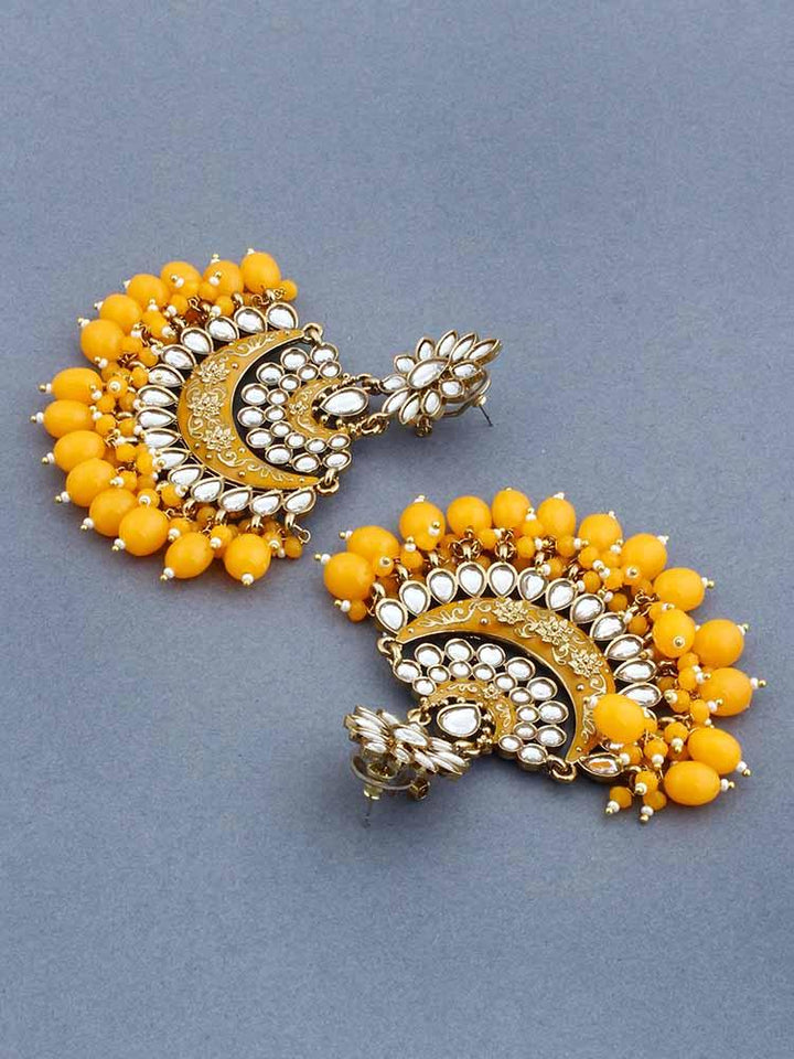 Mustard Ajaya Chandbalis - Bling Bag