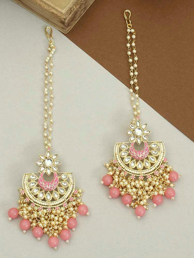 earrings - Bling Bag Neon Pink Niyati Chaandbali Sahara Earrings