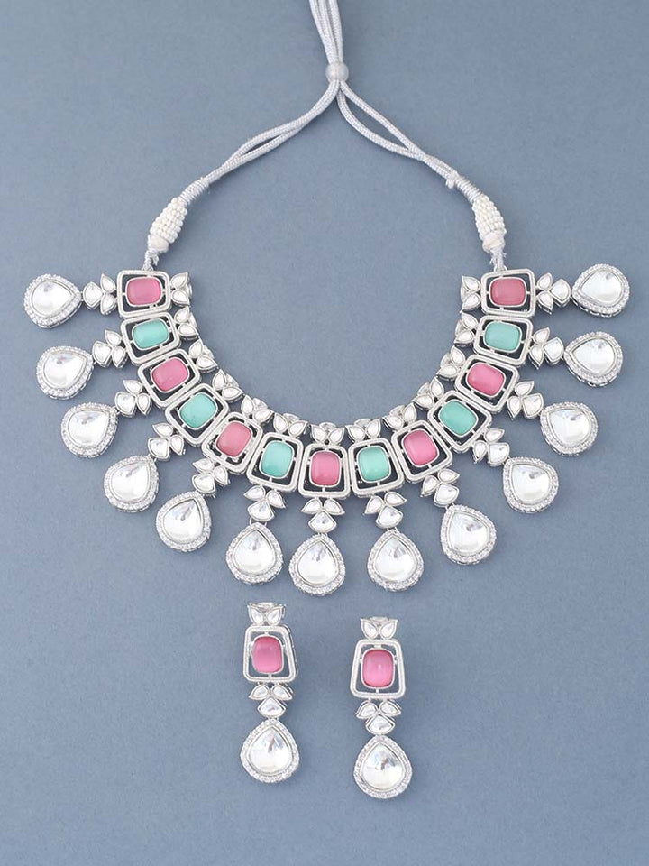 Multicolor Samrina Jewellery Set