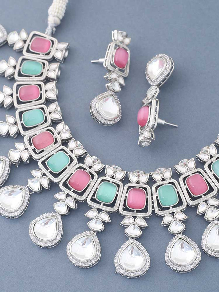 Multicolor Samrina Jewellery Set