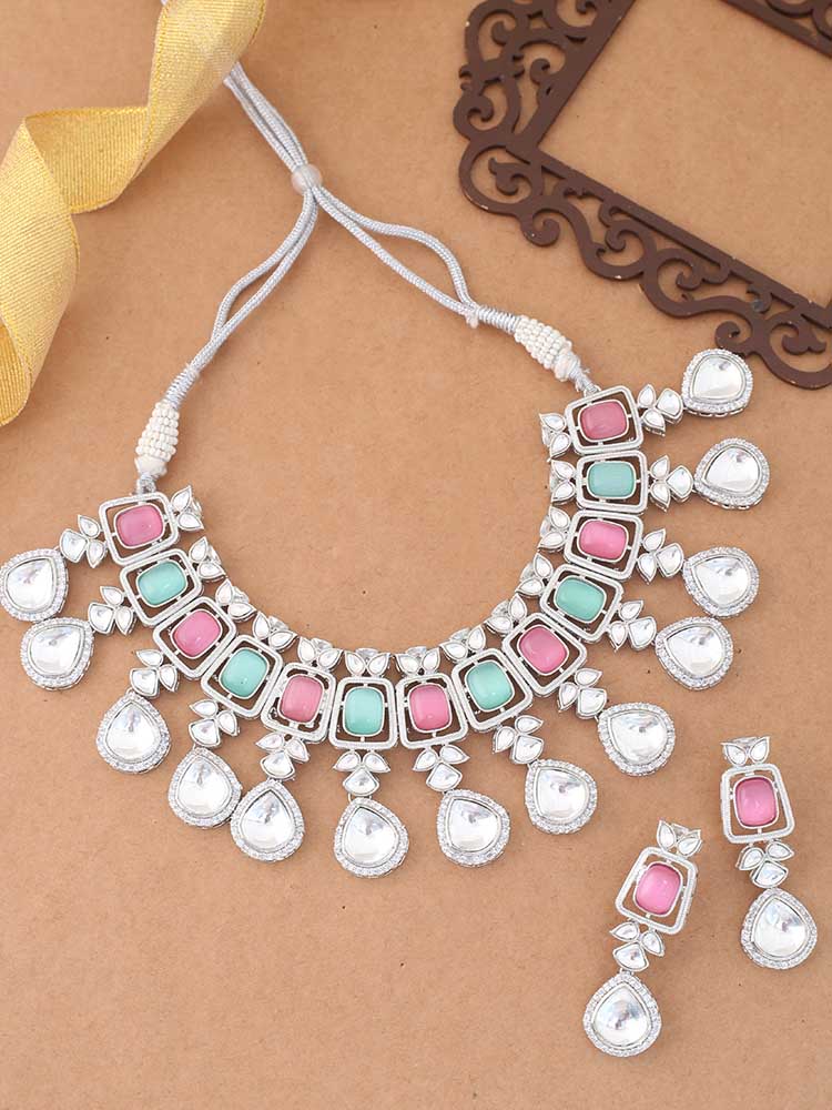 Multicolor Samrina Jewellery Set