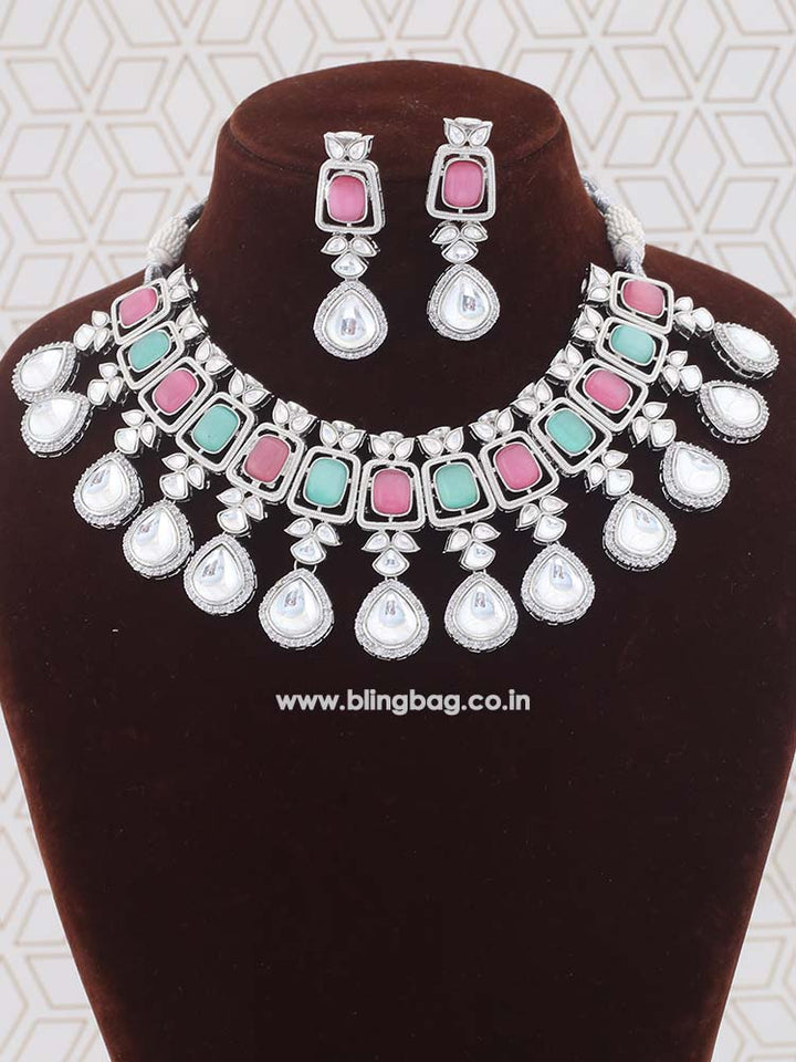Multicolor Samrina Jewellery Set