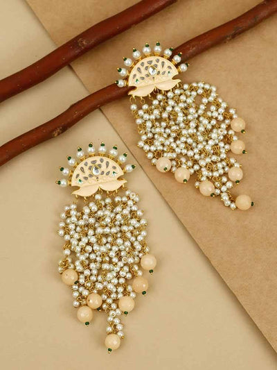 earrings - Bling Bag Apricot Sunita Dangler Earrings