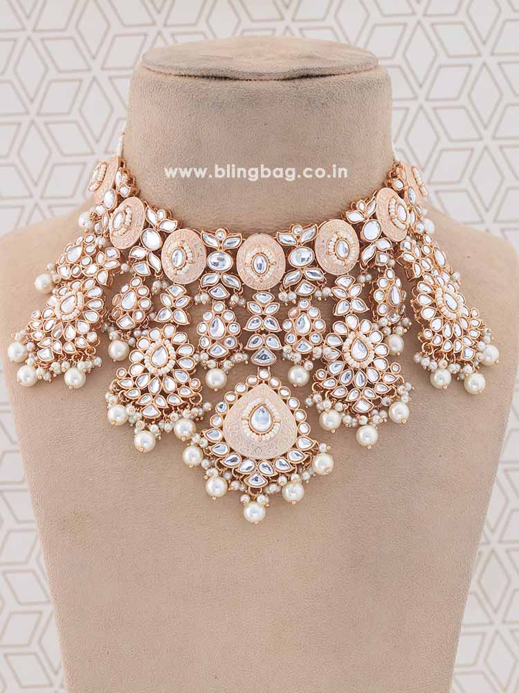 Ivory Maithili Jewellery Set