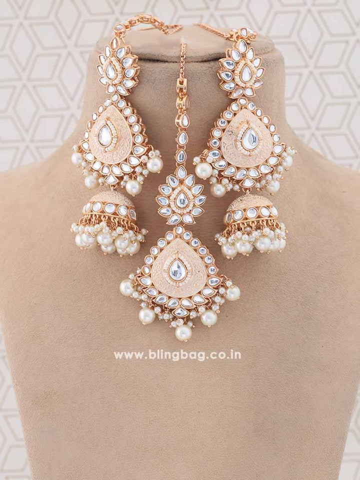 Ivory Maithili Jewellery Set