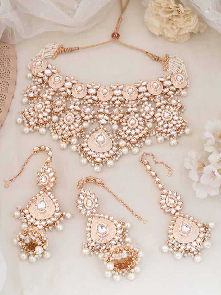 Ivory Maithili Jewellery Set