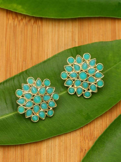 earrings - Bling Bag Turquoise shantanu Studs