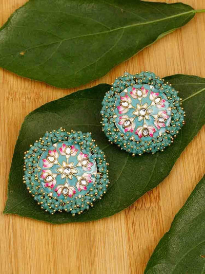 earrings - Bling Bag Turquoise Nakul Studs