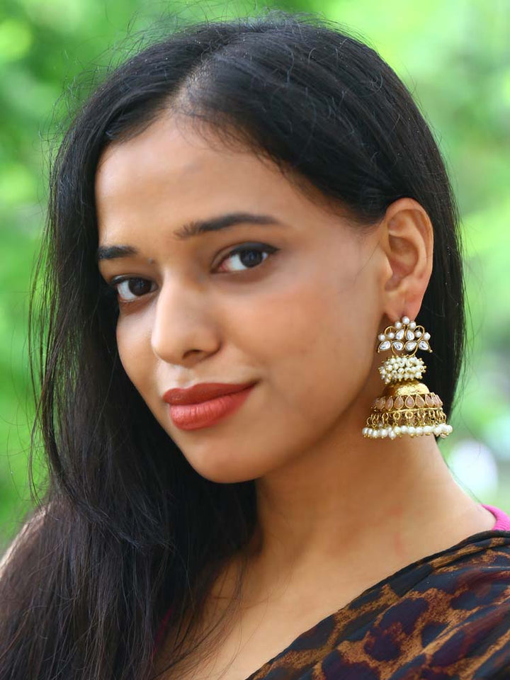 Brown Hastha Jhumkis