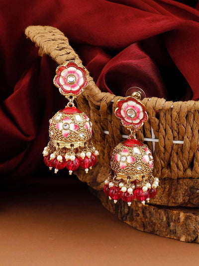 earrings - Bling Bag Rani Magone Jhumki Earrings