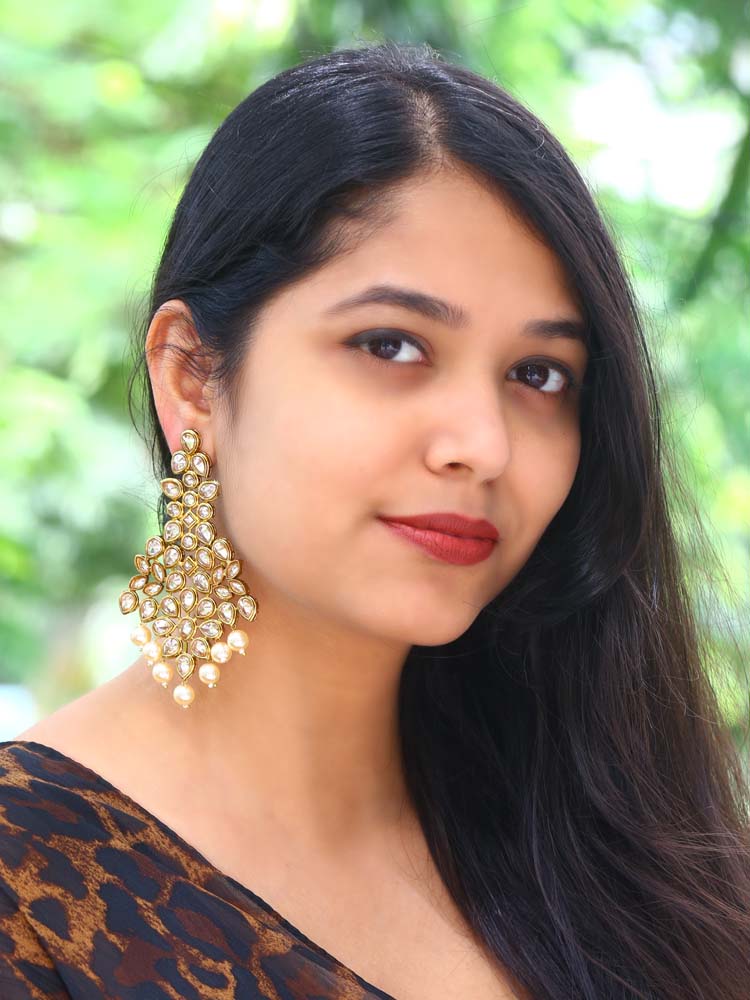 Golden Karnam Dangler Earrings