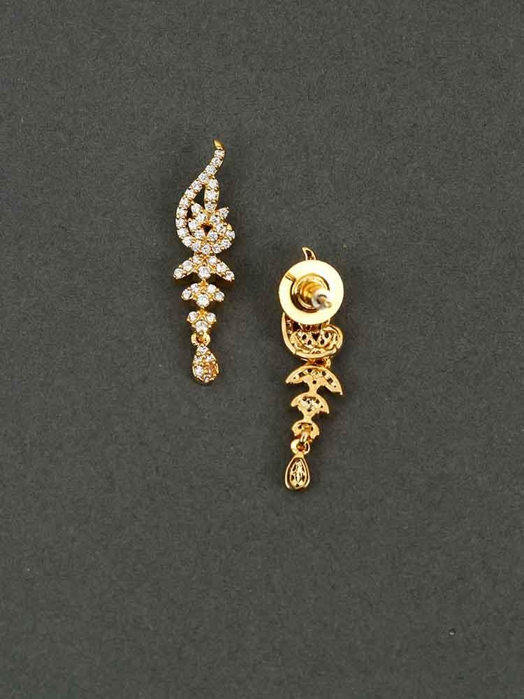 earrings - Bling Bag Girna Shiny Gold Dangler Earrings