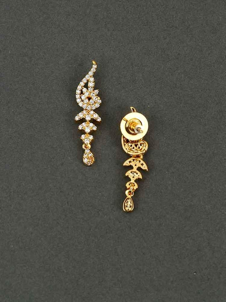 earrings - Bling Bag Girna Shiny Gold Dangler Earrings