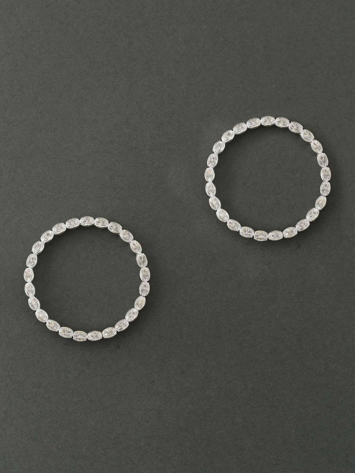 earrings - Bling Bag Silver Hina Circular Earrings