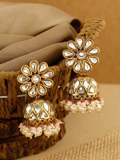 earrings - Bling Bag Crepe Jayrani Designer Jhumkis