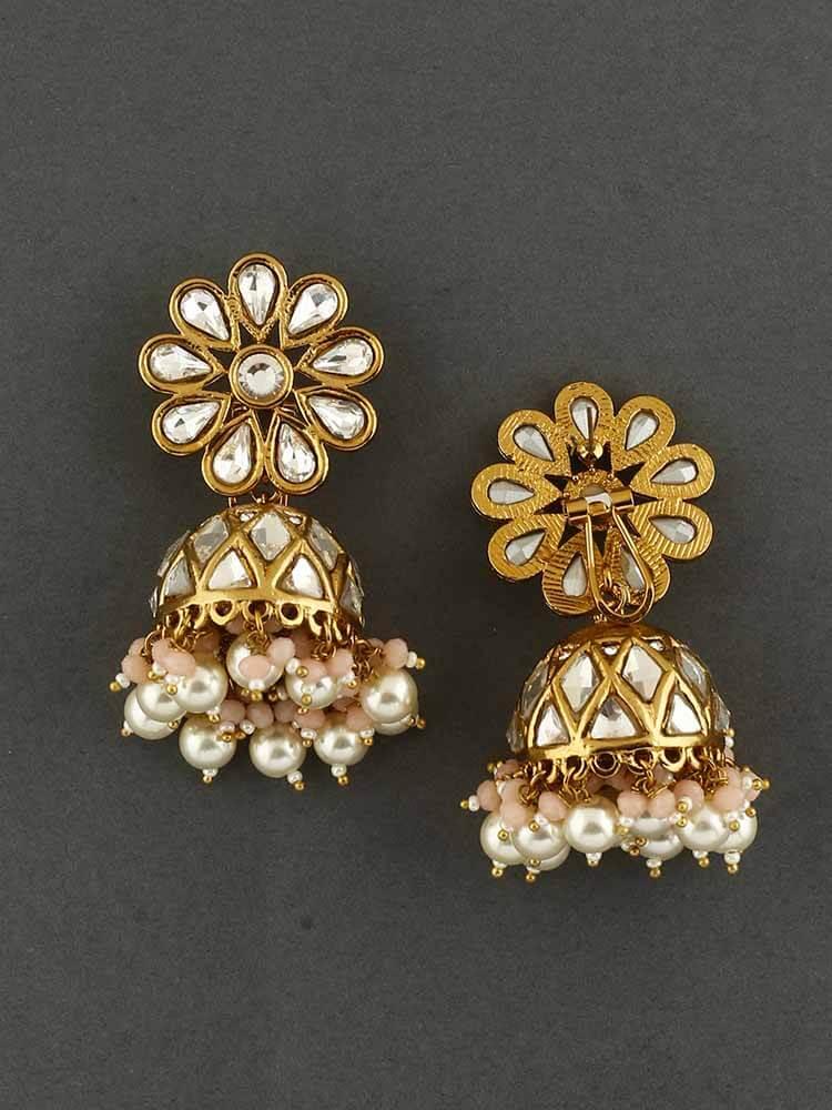 earrings - Bling Bag Crepe Jayrani Designer Jhumkis