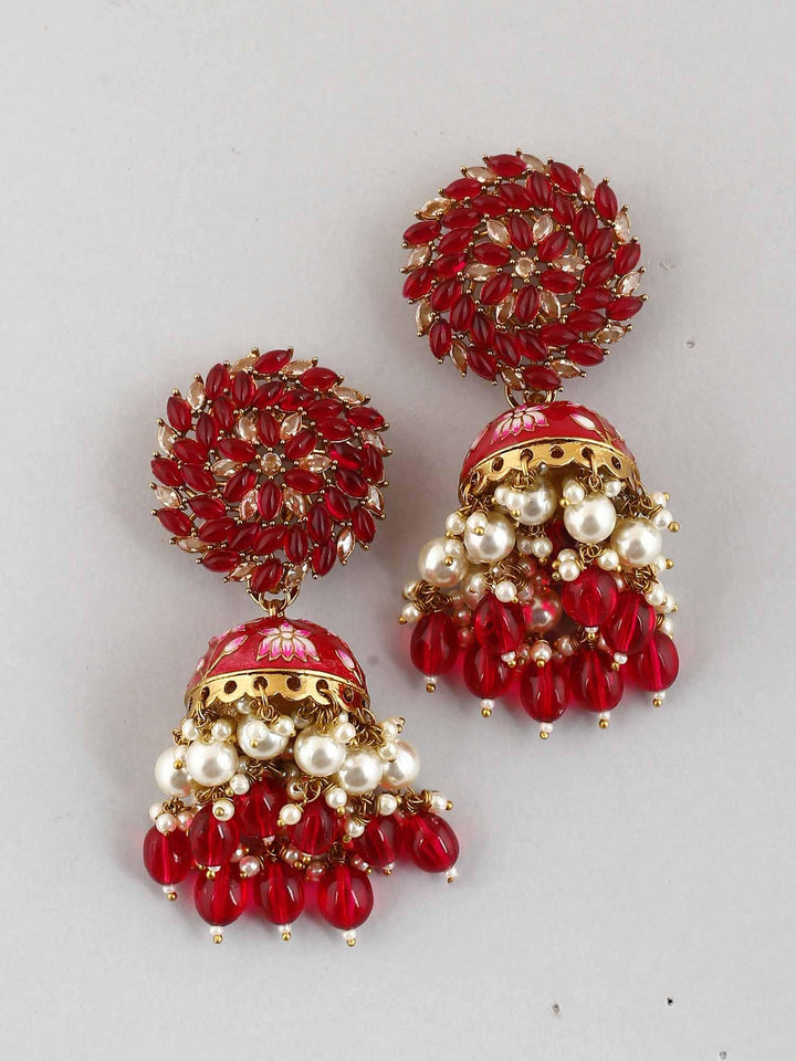 earrings - Bling Bag Rani Jessi Jhumki Earrings