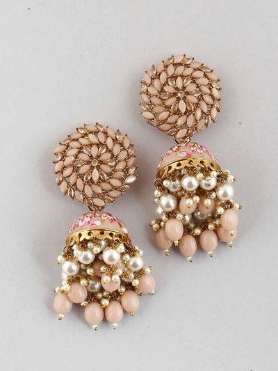 earrings - Bling Bag Crepe Jessi Jhumki Earrings