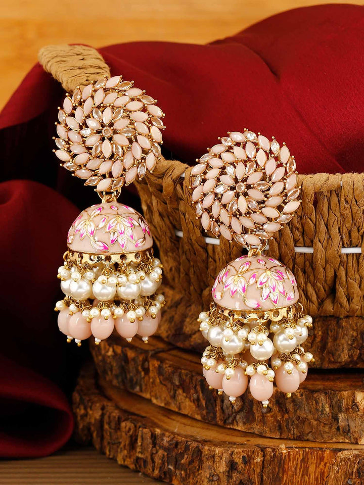 earrings - Bling Bag Crepe Jessi Jhumki Earrings