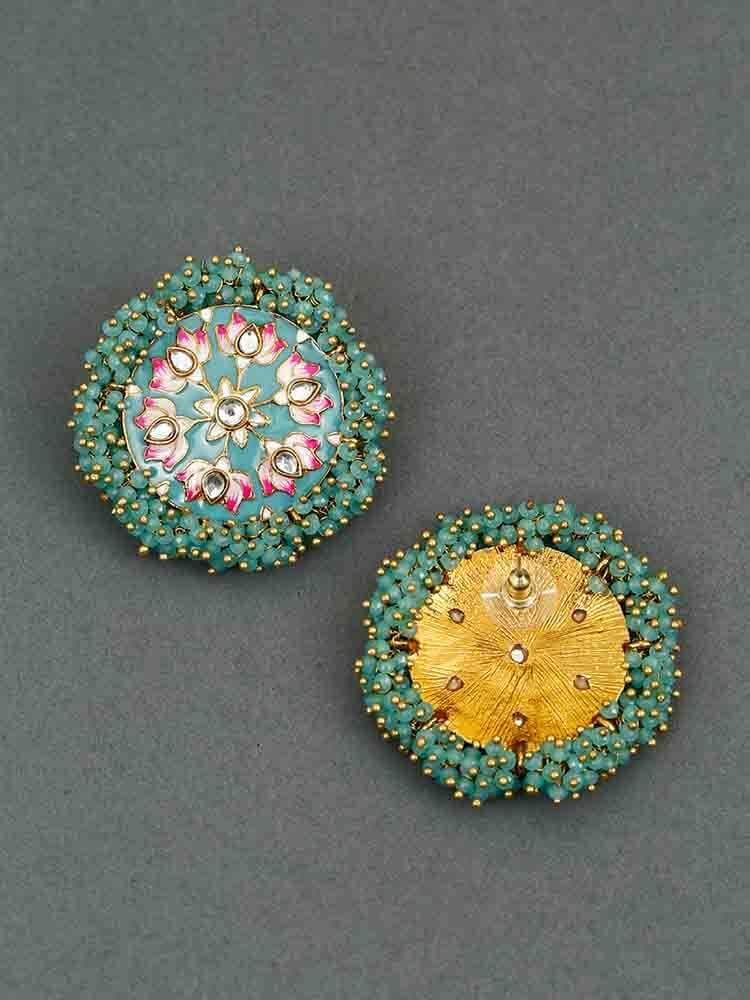earrings - Bling Bag Turquoise Nakul Studs