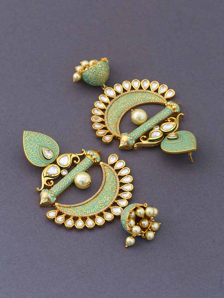 Mint Zarohi Zulree Jhumkis