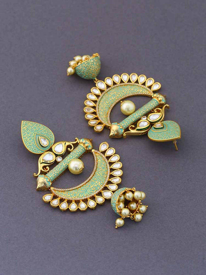 Mint Zarohi Zulree Jhumkis