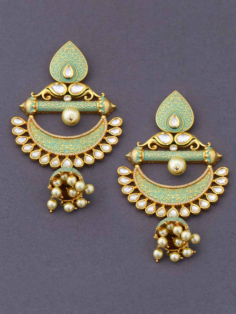 Mint Zarohi Zulree Jhumkis