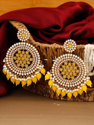 earrings - Bling Bag Lemon Nandini Designer Earrings